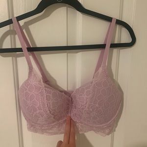 PINK by Victoria’s Secret Lace Bralette (Purple)